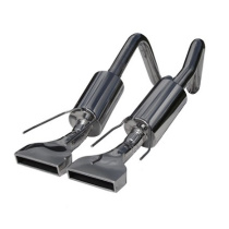 2005-2008 Corvette 2.5'' Axleback Rektangulära Utblås T304 MBRP